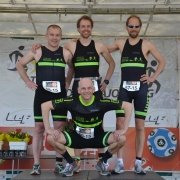 persoonlijke-ervaringen - UHTT Run Bike Run Team Geel Teamfoto 180x180 - Mallorca Ironman 70.3 - IJzer en zon op Mallorca - raceverslag, Mallorca, ironman, internationaal, Charles